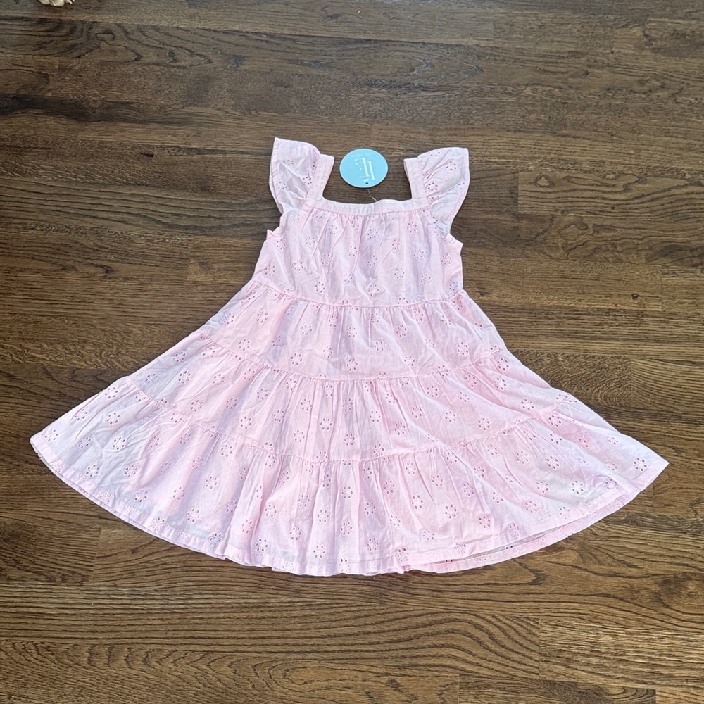 Little English Pink Eyelet Wilder Dress New With Tags